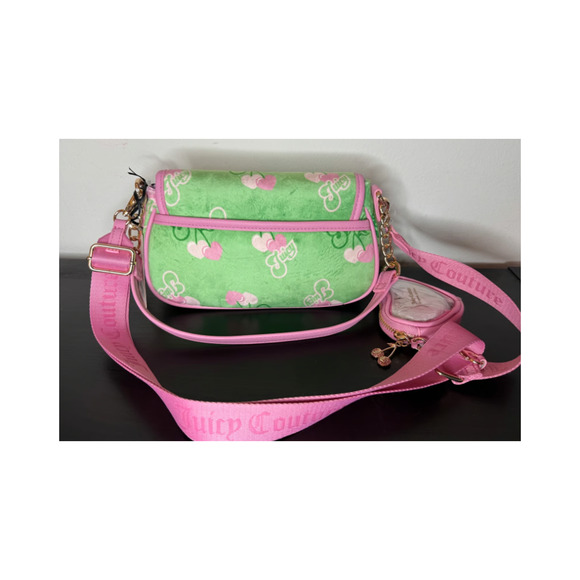 Juicy Couture Cherry Green Shoulder Bag NWT - Picture 5 of 5
